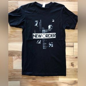 New order tee - Japanese promo. Navy tee